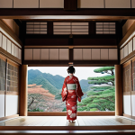**

A curated photography portfolio, showcasing a consistent world view of "Japanese traditional beauty." The photographs include landscapes with temples, portraits of people in kimonos, and architectural details of historic buildings. The overall style is elegant and refined, emphasizing the timeless beauty of Japanese culture.

**