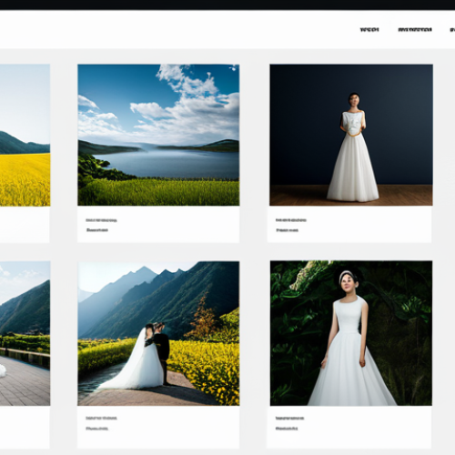 Photographer's Portfolio Showcase**

"A well-organized photographer's portfolio displayed on a modern website, featuring a variety of high-quality images: wedding, landscape, and portrait photography. Clean, minimalist design, easy navigation. Professional, bright lighting, elegant typography, 日本語 interface. safe for work, appropriate content, fully clothed, professional."

**
