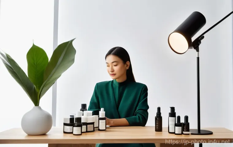 사진 자격증 활용 가능한 직업 - **Prompt:** A professional female photographer, in her early 30s, dressed in stylish yet practical w...