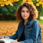 사진 자격증 취득 후 성공 사례 블로그 운영 - **Prompt 1: The Aspiring Photographer's Discovery**
    A young, enthusiastic female photographer in...