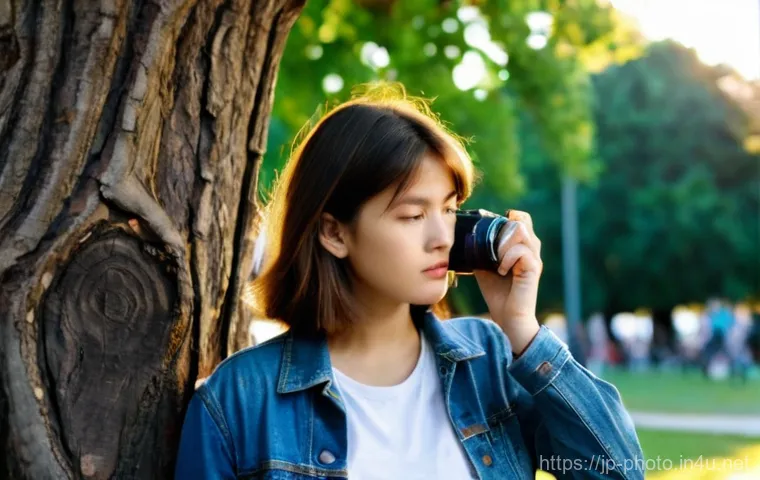 사진 자격증 실무에서 자주 묻는 질문 - **Prompt:** A focused young female photographer, around 20 years old, with short brown hair, wearing...